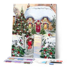 Cargar imagen en el visor de la galería, Punto De Cruz Diamante - Punto De Cruz Diamante - Acogedor En Invierno - Figuredart - Invierno Paisajes Punto De Cruz Diamante Paisajes