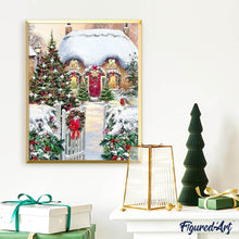 Cargar imagen en el visor de la galería, Punto De Cruz Diamante - Punto De Cruz Diamante - Acogedor En Invierno - Figuredart - Invierno Paisajes Punto De Cruz Diamante Paisajes