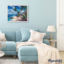 Cargar imagen en el visor de la galería, Punto De Cruz Diamante - Punto De Cruz Diamante - En La Playa - Figuredart - Paisajes Punto De Cruz Diamante Paisajes