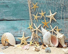 Cargar imagen en el visor de la galería, Punto De Cruz Diamante - Punto De Cruz Diamante - Filete Y La Estrella De Mar - Figuredart - Paisajes Punto De Cruz Diamante Paisajes
