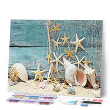 Cargar imagen en el visor de la galería, Punto De Cruz Diamante - Punto De Cruz Diamante - Filete Y La Estrella De Mar - Figuredart - Paisajes Punto De Cruz Diamante Paisajes