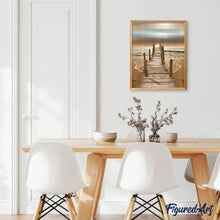 Cargar imagen en el visor de la galería, Punto De Cruz Diamante - Punto De Cruz Diamante - Tranquilidad En La Playa - Figuredart - Paisajes Punto De Cruz Diamante Paisajes