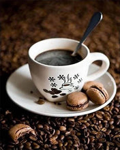 Cargar imagen en el visor de la galería, Punto De Cruz Diamante - Punto De Cruz Diamante - Café Y Macarrones - Figuredart - Cocina Punto De Cruz Diamante Cocina