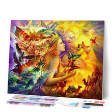 Cargar imagen en el visor de la galería, Punto De Cruz Diamante - Punto De Cruz Diamante - Hada De La Princesa - Figuredart - Punto De Cruz Diamante Romanticismo Romántico