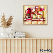 Cargar imagen en el visor de la galería, Punto De Cruz Diamante - Punto De Cruz Diamante - En La Cocina - Figuredart - Cocina Punto De Cruz Diamante Cocina