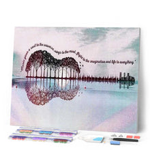 Cargar imagen en el visor de la galería, Punto De Cruz Diamante - Punto De Cruz Diamante - Paisaje Guitarra - Figuredart - Paisajes Punto De Cruz Diamante Paisajes