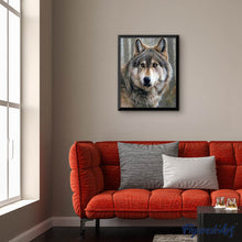 Cargar imagen en el visor de la galería, Punto De Cruz Diamante - Punto De Cruz Diamante - Observando El Lobo - Figuredart - Mascotas Punto De Cruz Diamante Animales