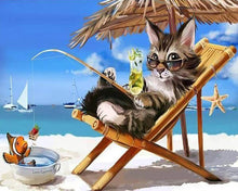 Cargar imagen en el visor de la galería, Punto De Cruz Diamante - Punto De Cruz Diamante - Gato - Figuredart - Gatos Mascotas Punto De Cruz Diamante Animales