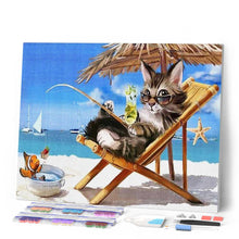 Cargar imagen en el visor de la galería, Punto De Cruz Diamante - Punto De Cruz Diamante - Gato - Figuredart - Gatos Mascotas Punto De Cruz Diamante Animales