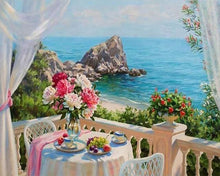 Cargar imagen en el visor de la galería, Punto De Cruz Diamante - Punto De Cruz Diamante - Vistas Al Mar - Figuredart - Flores Paisajes Punto De Cruz Diamante Flores Punto De Cruz
