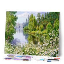 Cargar imagen en el visor de la galería, Punto De Cruz Diamante - Punto De Cruz Diamante - Cerca Del Lago - Figuredart - Paisajes Punto De Cruz Diamante Paisajes