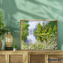 Cargar imagen en el visor de la galería, Punto De Cruz Diamante - Punto De Cruz Diamante - Cerca Del Lago - Figuredart - Paisajes Punto De Cruz Diamante Paisajes