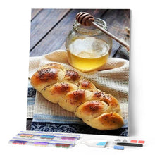 Cargar imagen en el visor de la galería, Punto De Cruz Diamante - Punto De Cruz Diamante - Bollo De Leche Y Miel - Figuredart - Cocina Punto De Cruz Diamante Cocina
