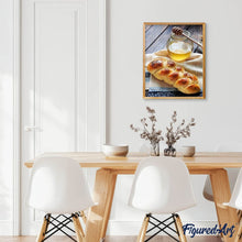 Cargar imagen en el visor de la galería, Punto De Cruz Diamante - Punto De Cruz Diamante - Bollo De Leche Y Miel - Figuredart - Cocina Punto De Cruz Diamante Cocina