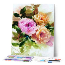 Cargar imagen en el visor de la galería, Punto De Cruz Diamante - Punto De Cruz Diamante - Rosas Antiguas - Figuredart - Flores Punto De Cruz Diamante Flores