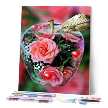 Cargar imagen en el visor de la galería, Punto De Cruz Diamante - Punto De Cruz Diamante - Flor 2 - Figuredart - Flores Punto De Cruz Diamante Flores