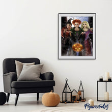 Cargar imagen en el visor de la galería, Punto De Cruz Diamante - Punto De Cruz Diamante - Las Brujas De Halloween - Figuredart - Halloween Otros Punto De Cruz Diamante Otros