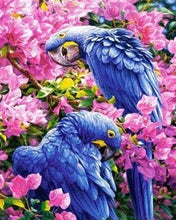 Cargar imagen en el visor de la galería, Punto De Cruz Diamante - Punto De Cruz Diamante - Azul Loros - Figuredart - Flores Loros Mascotas Punto De Cruz Diamante Animales Punto De