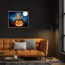 Cargar imagen en el visor de la galería, Punto De Cruz Diamante - Punto De Cruz Diamante - Calabaza De Halloween - Figuredart - Halloween Otros Punto De Cruz Diamante Otros
