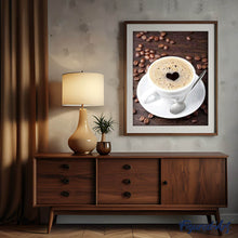 Cargar imagen en el visor de la galería, Punto De Cruz Diamante - Punto De Cruz Diamante - Del Corazón Del Café - Figuredart - Cocina Punto De Cruz Diamante Cocina