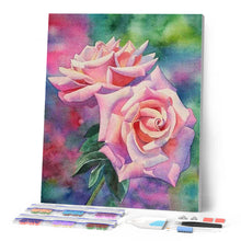 Cargar imagen en el visor de la galería, Punto De Cruz Diamante - Punto De Cruz Diamante - Rosas En Flor - Figuredart - Flores Punto De Cruz Diamante Flores