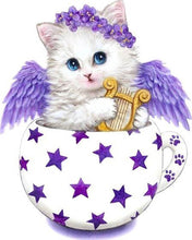 Cargar imagen en el visor de la galería, Punto De Cruz Diamante - Punto De Cruz Diamante - Globo De Cumpleaños - Figuredart - Gatos Mascotas Punto De Cruz Diamante Animales