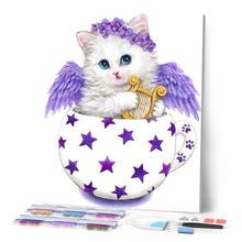 Cargar imagen en el visor de la galería, Punto De Cruz Diamante - Punto De Cruz Diamante - Globo De Cumpleaños - Figuredart - Gatos Mascotas Punto De Cruz Diamante Animales