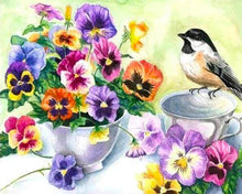 Cargar imagen en el visor de la galería, Punto De Cruz Diamante - Punto De Cruz Diamante - Pequeño Pájaro - Figuredart - Flores Mascotas Punto De Cruz Diamante Animales Punto De
