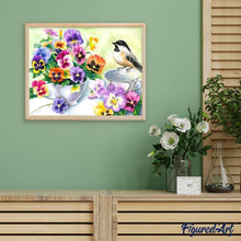 Cargar imagen en el visor de la galería, Punto De Cruz Diamante - Punto De Cruz Diamante - Pequeño Pájaro - Figuredart - Flores Mascotas Punto De Cruz Diamante Animales Punto De