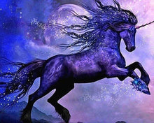 Cargar imagen en el visor de la galería, Punto De Cruz Diamante - Punto De Cruz Diamante - Espumoso Unicornio - Figuredart - Mascotas Punto De Cruz Diamante Animales Unicornios