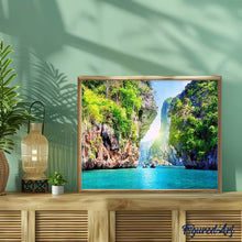 Cargar imagen en el visor de la galería, Punto De Cruz Diamante - Punto De Cruz Diamante - Isla Paradisíaca - Figuredart - Paisajes Punto De Cruz Diamante Paisajes