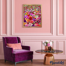 Cargar imagen en el visor de la galería, Punto De Cruz Diamante - Punto De Cruz Diamante - Campo De Flores - Figuredart - Flores Punto De Cruz Diamante Flores