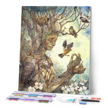 Cargar imagen en el visor de la galería, Punto De Cruz Diamante - Punto De Cruz Diamante - Mujer Árbol - Figuredart - Mascotas Punto De Cruz Diamante Animales Árboles