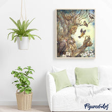 Cargar imagen en el visor de la galería, Punto De Cruz Diamante - Punto De Cruz Diamante - Mujer Árbol - Figuredart - Mascotas Punto De Cruz Diamante Animales Árboles