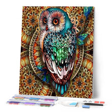 Cargar imagen en el visor de la galería, Punto De Cruz Diamante - Punto De Cruz Diamante - Precioso Búho - Figuredart - Búhos Y Lechuzas Mascotas Punto De Cruz Diamante Animales