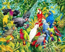 Cargar imagen en el visor de la galería, Punto De Cruz Diamante - Punto De Cruz Diamante - Loros - Figuredart - Loros Mascotas Punto De Cruz Diamante Animales Pájaros