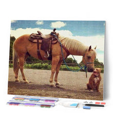 Cargar imagen en el visor de la galería, Punto De Cruz Diamante - Punto De Cruz Diamante - Caballo - Figuredart - Caballos Mascotas Punto De Cruz Diamante Animales
