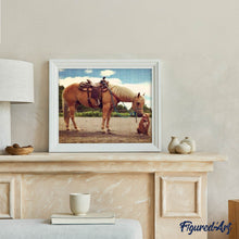 Cargar imagen en el visor de la galería, Punto De Cruz Diamante - Punto De Cruz Diamante - Caballo - Figuredart - Caballos Mascotas Punto De Cruz Diamante Animales