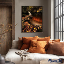 Cargar imagen en el visor de la galería, Punto De Cruz Diamante - Punto De Cruz Diamante - Río Centelleante - Figuredart - Paisajes Punto De Cruz Diamante Paisajes