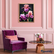 Cargar imagen en el visor de la galería, Punto De Cruz Diamante - Punto De Cruz Diamante - Iris - Figuredart - Flores Punto De Cruz Diamante Flores