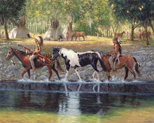 Cargar imagen en el visor de la galería, Punto De Cruz Diamante - Punto De Cruz Diamante - Tribu India - Figuredart - Mascotas Punto De Cruz Diamante Animales