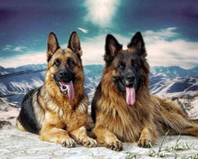 Cargar imagen en el visor de la galería, Diamond Painting - Perros con la lengua fuera