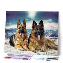 Cargar imagen en el visor de la galería, Diamond Painting - Perros con la lengua fuera