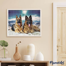 Cargar imagen en el visor de la galería, Diamond Painting - Perros con la lengua fuera