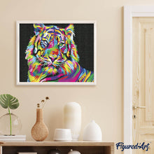 Cargar imagen en el visor de la galería, Diamond Painting - Tigre Pop Art