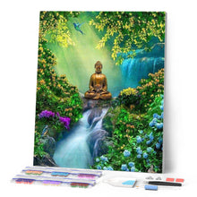 Cargar imagen en el visor de la galería, Diamond Painting - Buda y río