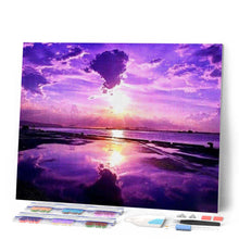Cargar imagen en el visor de la galería, Punto De Cruz Diamante - Punto De Cruz Diamante - Cielo De Color Rosa - Figuredart - Paisajes Punto De Cruz Diamante Paisajes