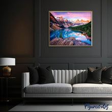 Cargar imagen en el visor de la galería, Diamond Painting - Reflejos en un Lago de Montaña