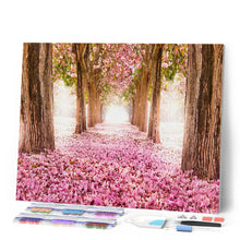 Cargar imagen en el visor de la galería, Diamond Painting - Camino y flores