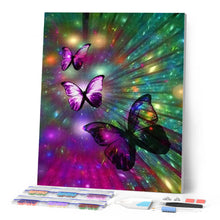 Cargar imagen en el visor de la galería, Punto De Cruz Diamante - Punto De Cruz Diamante - Vuelo De Las Mariposas - Figuredart - Mariposas Mascotas Punto De Cruz Diamante Animales
